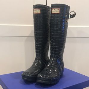 Hunter & Jimmy Choo used rain boots
